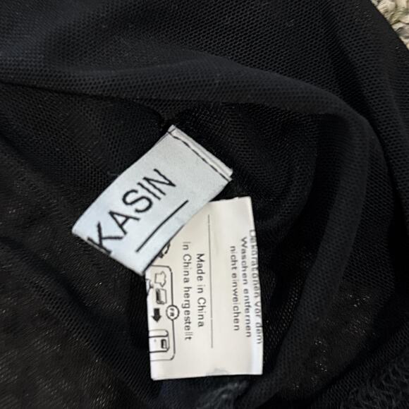 Cute black mesh long sleeve top - Picture 6 of 6